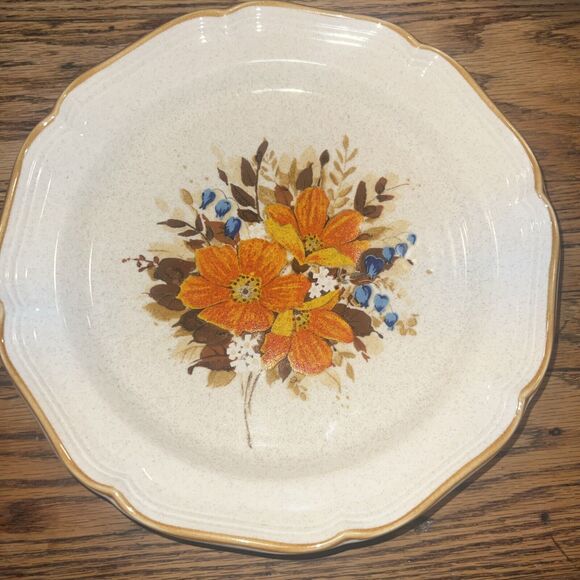 Mikasa Garden Club FLOWERFEST EC452 Dinner Plate 10 3/4" Excellent! - Picture 8 of 10